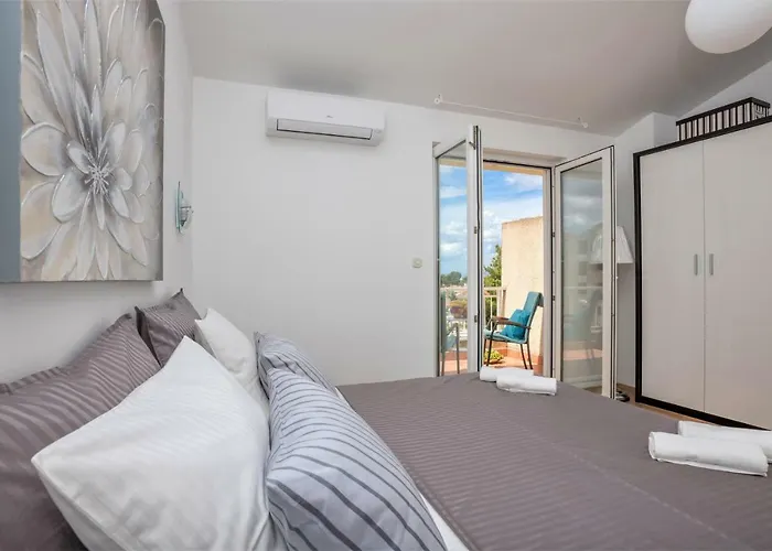 شقة Andor - Lux, Two Beautiful Terraces With Sea & Sunset View ماكارسكا