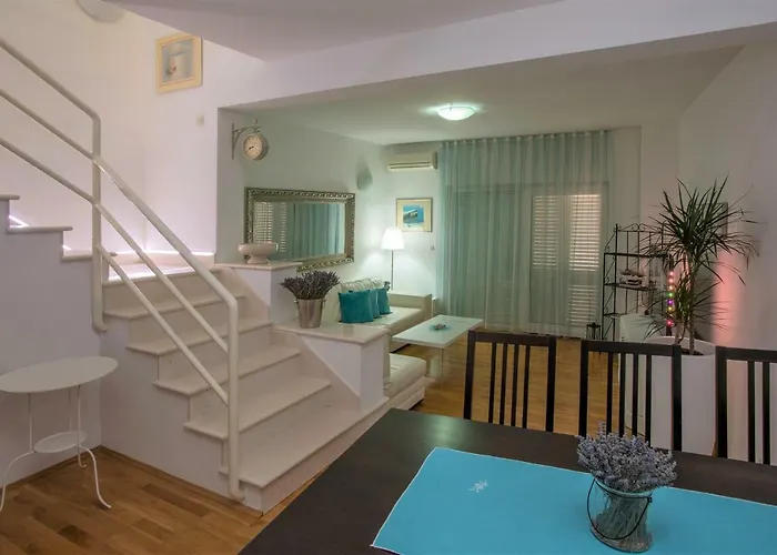 Andor - Lux, Two Beautiful Terraces With Sea & Sunset View Apartment Makarska